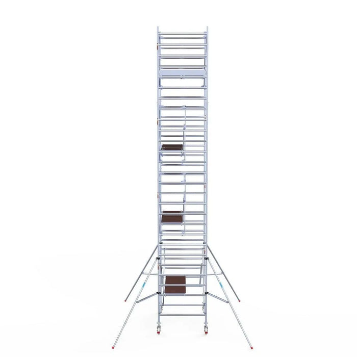 Rollgerüst Euroscaffold Professionell 135x305 9,2m Arbeitshöhe freistehend - Gerüstexpress.de
