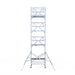 Rollgerüst Euroscaffold Professionell 135x305 9,2m Arbeitshöhe freistehend - Gerüstexpress.de