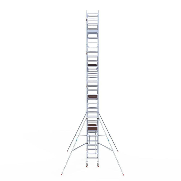 Rollgerüst Euroscaffold Professionell 75x190 10,2m Arbeitshöhe Carbonplattform freistehend - Gerüstexpress.de