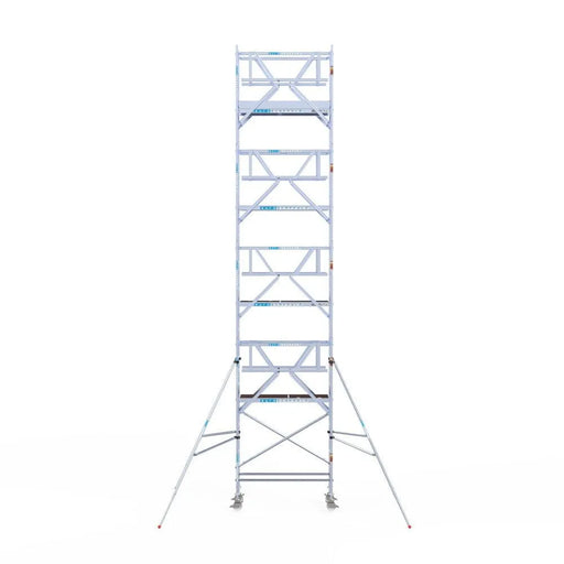 Rollgerüst Euroscaffold Professionell 75x190 10,2m Arbeitshöhe Carbonplattform freistehend - Gerüstexpress.de