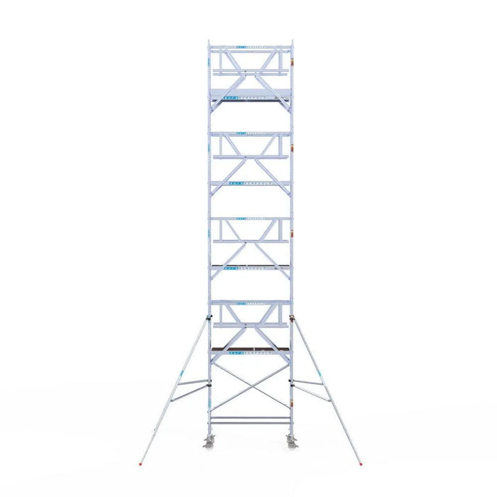 Rollgerüst Euroscaffold Professionell 75x190 10,2m Arbeitshöhe Carbonplattform freistehend - Gerüstexpress.de