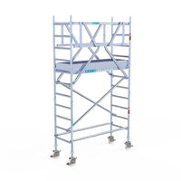 Rollgerüst Euroscaffold Professionell 75x190 4,2m Arbeitshöhe Carbonplattform freistehend