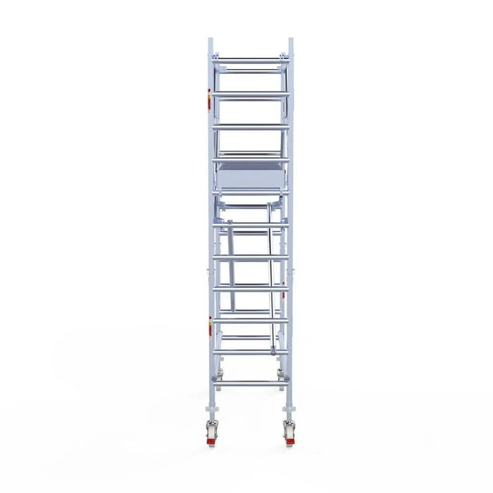Rollgerüst Euroscaffold Professionell 75x190 4,2m Arbeitshöhe Carbonplattform freistehend - Gerüstexpress.de