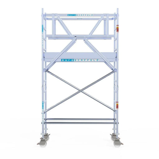 Rollgerüst Euroscaffold Professionell 75x190 4,2m Arbeitshöhe freistehend - Gerüstexpress.de