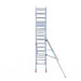 Rollgerüst Euroscaffold Professionell 75x190 5,2m Arbeitshöhe an der Fassade - Gerüstexpress.de