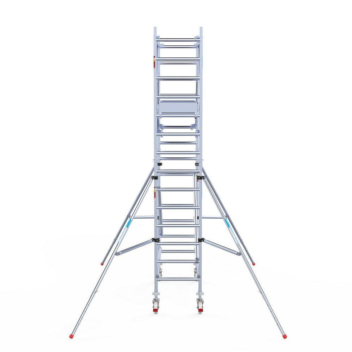 Rollgerüst Euroscaffold Professionell 75x190 5,2m Arbeitshöhe Carbonplattform freistehend - Gerüstexpress.de