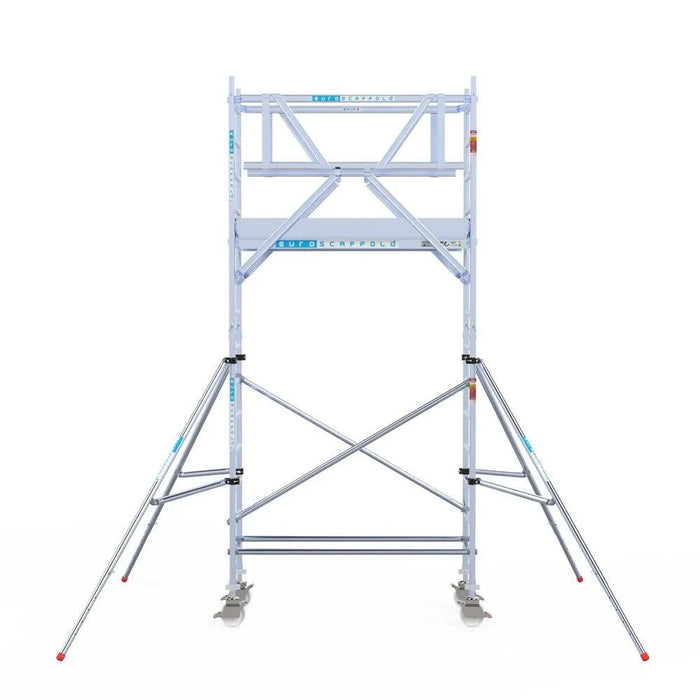 Rollgerüst Euroscaffold Professionell 75x190 5,2m Arbeitshöhe freistehend - Gerüstexpress.de