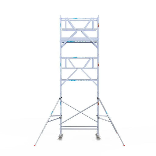 Rollgerüst Euroscaffold Professionell 75x190 7,2m Arbeitshöhe Carbonplattform freistehend - Gerüstexpress.de