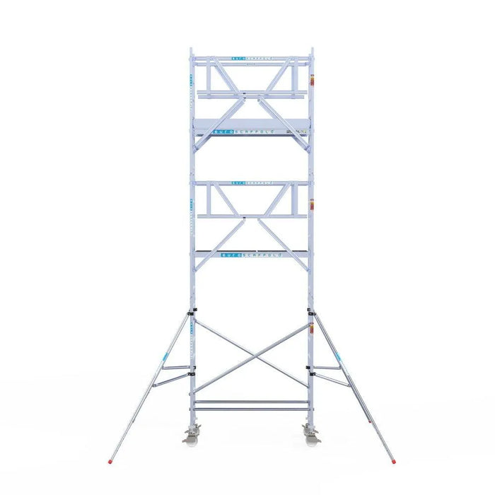 Rollgerüst Euroscaffold Professionell 75x190 7,2m Arbeitshöhe freistehend - Gerüstexpress.de