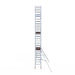 Rollgerüst Euroscaffold Professionell 75x190 8,2m Arbeitshöhe an der Fassade - Gerüstexpress.de