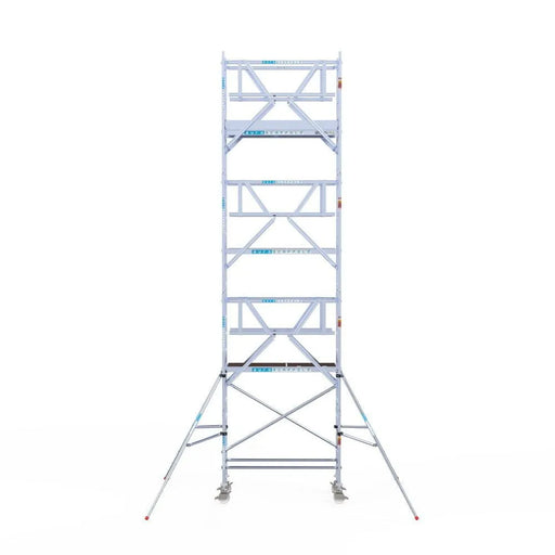 Rollgerüst Euroscaffold Professionell 75x190 8,2m Arbeitshöhe Carbonplattform freistehend - Gerüstexpress.de