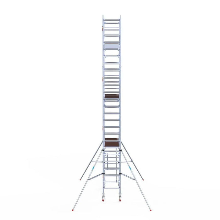 Rollgerüst Euroscaffold Professionell 75x190 8,2m Arbeitshöhe Carbonplattform freistehend - Gerüstexpress.de