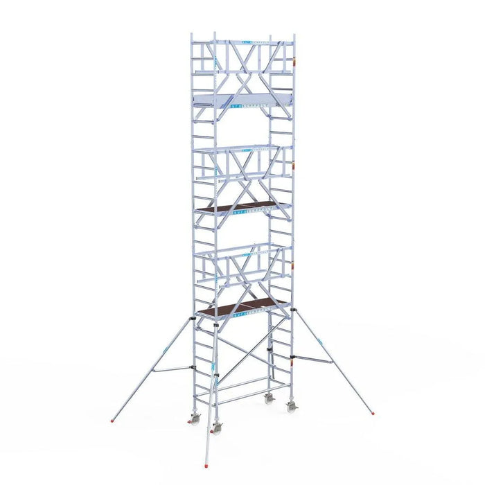 Rollgerüst Euroscaffold Professionell 75x190 8,2m Arbeitshöhe freistehend - Gerüstexpress.de