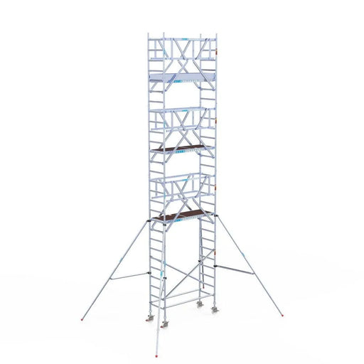 Rollgerüst Euroscaffold Professionell 75x190 9,2m Arbeitshöhe Carbonplattform freistehend - Gerüstexpress.de
