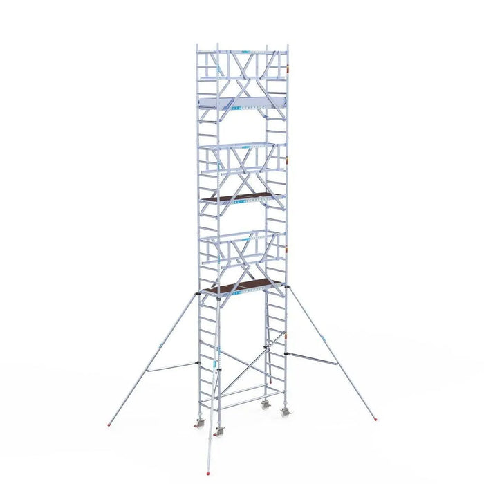 Rollgerüst Euroscaffold Professionell 75x190 9,2m Arbeitshöhe Carbonplattform freistehend - Gerüstexpress.de