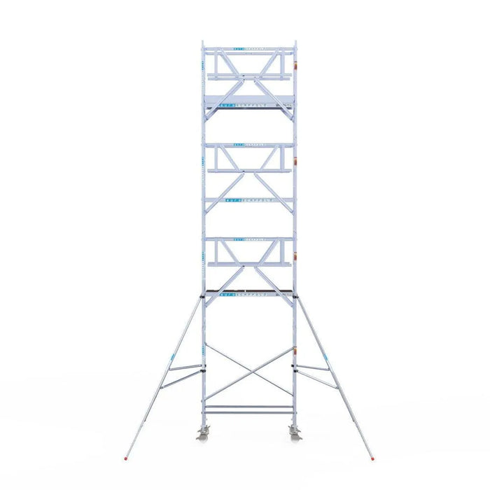 Rollgerüst Euroscaffold Professionell 75x190 9,2m Arbeitshöhe Carbonplattform freistehend - Gerüstexpress.de