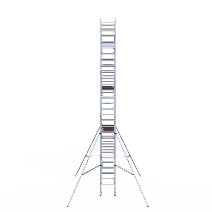 Rollgerüst Euroscaffold Professionell 75x190 9,2m Arbeitshöhe freistehend - Gerüstexpress.de