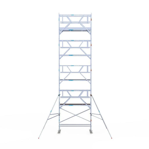 Rollgerüst Euroscaffold Professionell 75x250 10,2m Arbeitshöhe Carbonplattform freistehend - Gerüstexpress.de