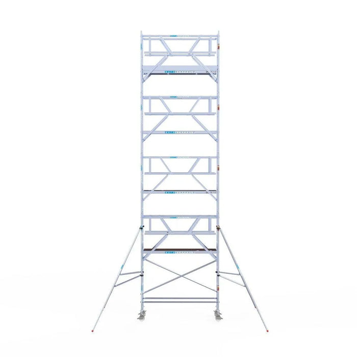Rollgerüst Euroscaffold Professionell 75x250 10,2m Arbeitshöhe Carbonplattform freistehend - Gerüstexpress.de