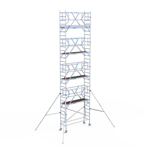 Rollgerüst Euroscaffold Professionell 75x250 10,2m Arbeitshöhe freistehend - Gerüstexpress.de
