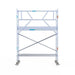 Rollgerüst Euroscaffold Professionell 75x250 4,2m Arbeitshöhe an der Fassade - Gerüstexpress.de