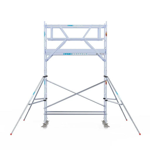 Rollgerüst Euroscaffold Professionell 75x250 5,2m Arbeitshöhe Carbonplattform freistehend - Gerüstexpress.de