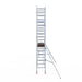 Rollgerüst Euroscaffold Professionell 75x250 6,2m Arbeitshöhe an der Fassade - Gerüstexpress.de