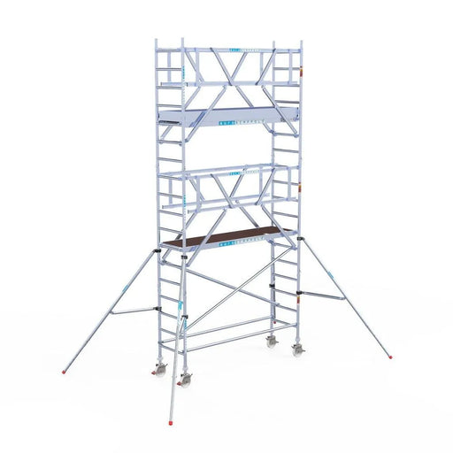 Rollgerüst Euroscaffold Professionell 75x250 6,2m Arbeitshöhe freistehend - Gerüstexpress.de