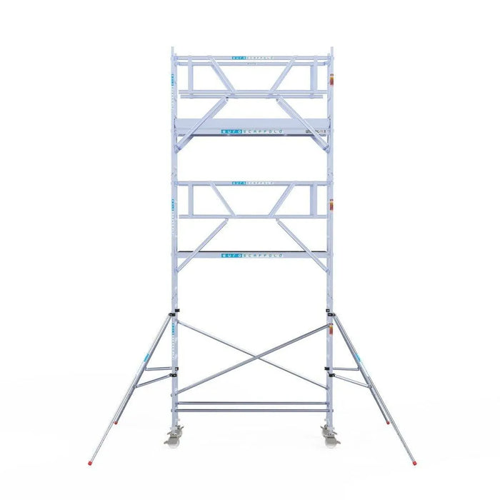 Rollgerüst Euroscaffold Professionell 75x250 7,2m Arbeitshöhe Carbonplattform freistehend - Gerüstexpress.de