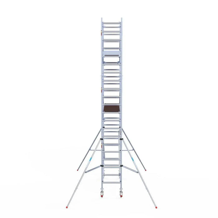 Rollgerüst Euroscaffold Professionell 75x250 7,2m Arbeitshöhe Carbonplattform freistehend - Gerüstexpress.de