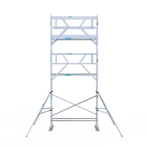 Rollgerüst Euroscaffold Professionell 75x250 7,2m Arbeitshöhe freistehend - Gerüstexpress.de