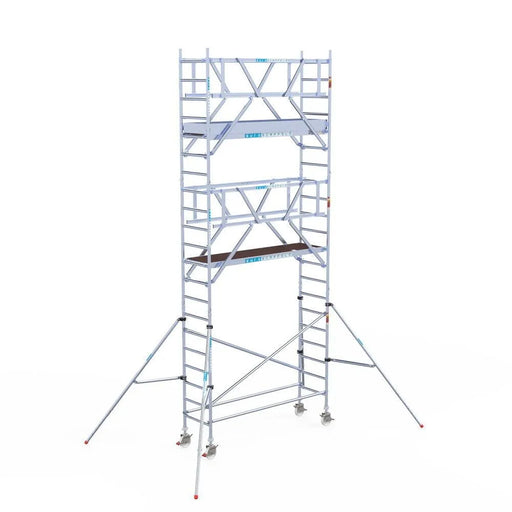 Rollgerüst Euroscaffold Professionell 75x250 7,2m Arbeitshöhe freistehend - Gerüstexpress.de
