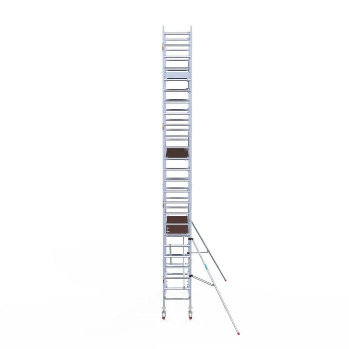 Rollgerüst Euroscaffold Professionell 75x250 8,2m Arbeitshöhe an der Fassade - Gerüstexpress.de