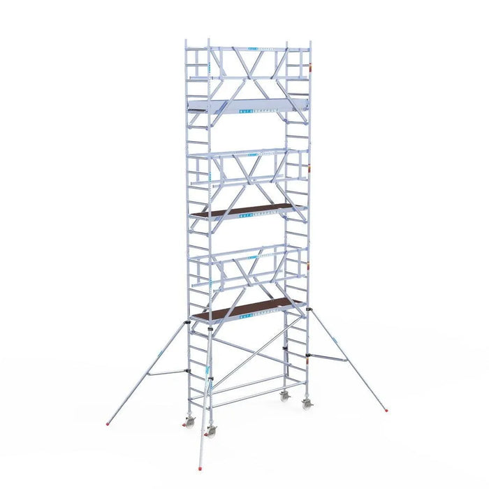 Rollgerüst Euroscaffold Professionell 75x250 8,2m Arbeitshöhe freistehend - Gerüstexpress.de
