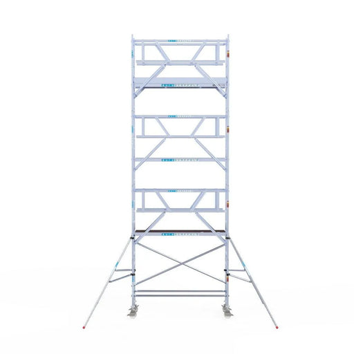 Rollgerüst Euroscaffold Professionell 75x250 8,2m Arbeitshöhe freistehend - Gerüstexpress.de