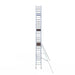Rollgerüst Euroscaffold Professionell 75x250 9,2m Arbeitshöhe an der Fassade - Gerüstexpress.de