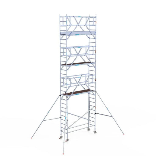 Rollgerüst Euroscaffold Professionell 75x250 9,2m Arbeitshöhe Carbonplattform freistehend - Gerüstexpress.de