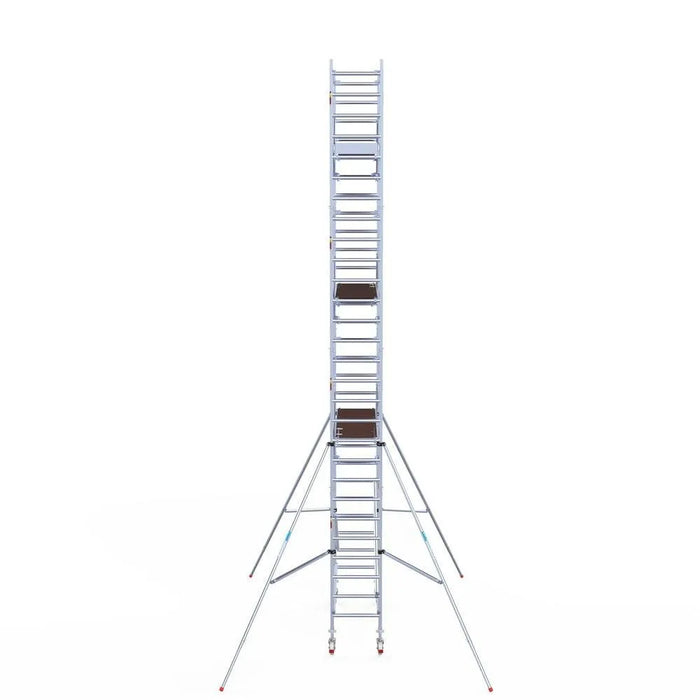 Rollgerüst Euroscaffold Professionell 75x250 9,2m Arbeitshöhe Carbonplattform freistehend - Gerüstexpress.de