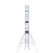 Rollgerüst Euroscaffold Professionell 75x250 9,2m Arbeitshöhe freistehend - Gerüstexpress.de