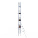 Rollgerüst Euroscaffold Professionell 75x305 10,2m Arbeitshöhe an der Fassade - Gerüstexpress.de