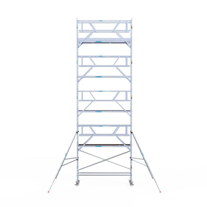Rollgerüst Euroscaffold Professionell 75x305 10,2m Arbeitshöhe Carbonplattform freistehend - Gerüstexpress.de