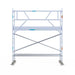 Rollgerüst Euroscaffold Professionell 75x305 4,2m Arbeitshöhe an der Fassade - Gerüstexpress.de