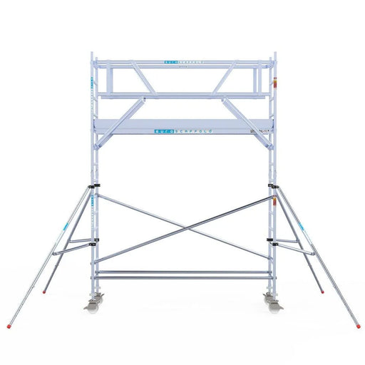 Rollgerüst Euroscaffold Professionell 75x305 5,2m Arbeitshöhe freistehend - Gerüstexpress.de