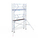 Rollgerüst Euroscaffold Professionell 75x305 6,2m Arbeitshöhe an der Fassade - Gerüstexpress.de
