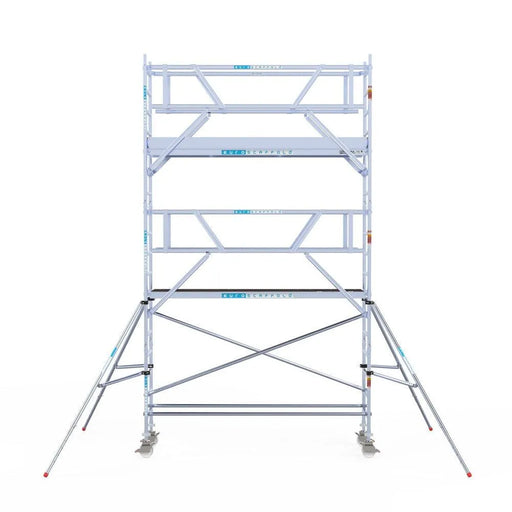 Rollgerüst Euroscaffold Professionell 75x305 6,2m Arbeitshöhe Carbonplattform freistehend - Gerüstexpress.de