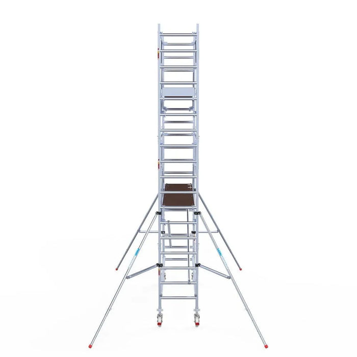 Rollgerüst Euroscaffold Professionell 75x305 6,2m Arbeitshöhe freistehend - Gerüstexpress.de