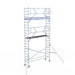 Rollgerüst Euroscaffold Professionell 75x305 7,2m Arbeitshöhe an der Fassade - Gerüstexpress.de