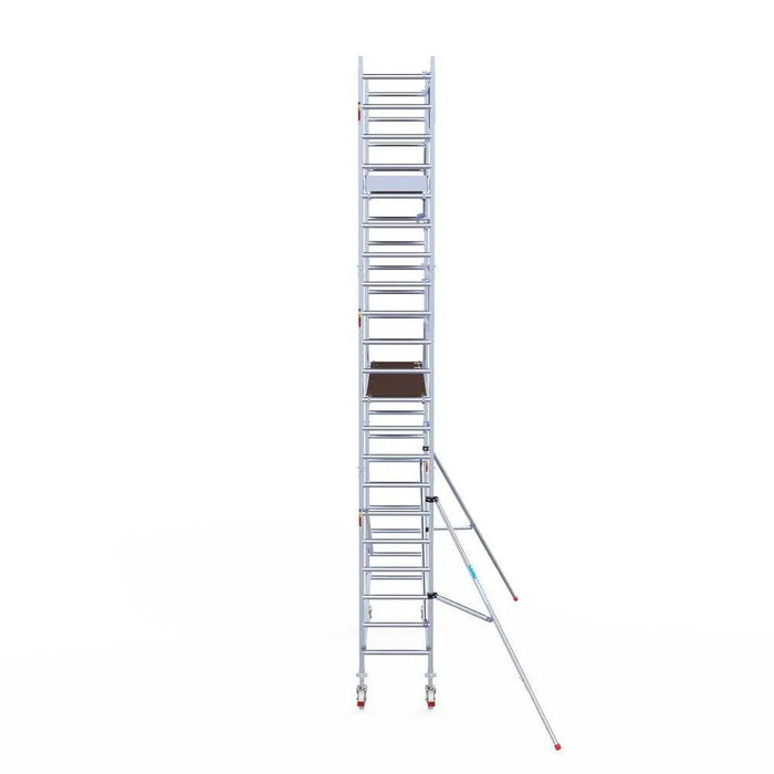 Rollgerüst Euroscaffold Professionell 75x305 7,2m Arbeitshöhe an der Fassade - Gerüstexpress.de