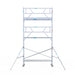 Rollgerüst Euroscaffold Professionell 75x305 7,2m Arbeitshöhe an der Fassade - Gerüstexpress.de