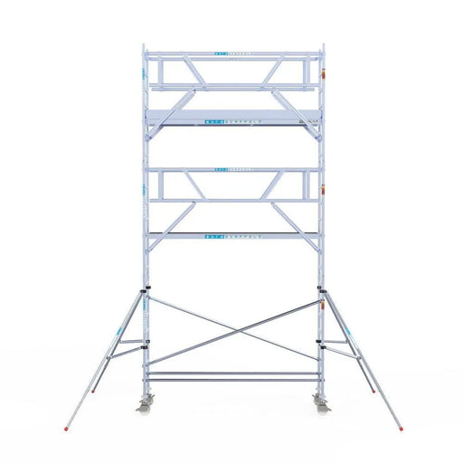 Rollgerüst Euroscaffold Professionell 75x305 7,2m Arbeitshöhe Carbonplattform freistehend - Gerüstexpress.de